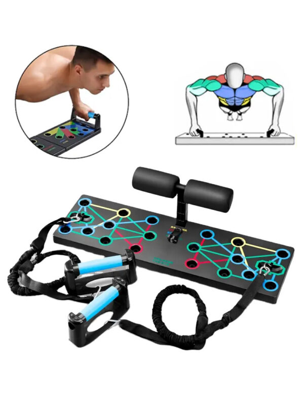 Strength Training Multi-Function Push-Up & Sit-Up Board