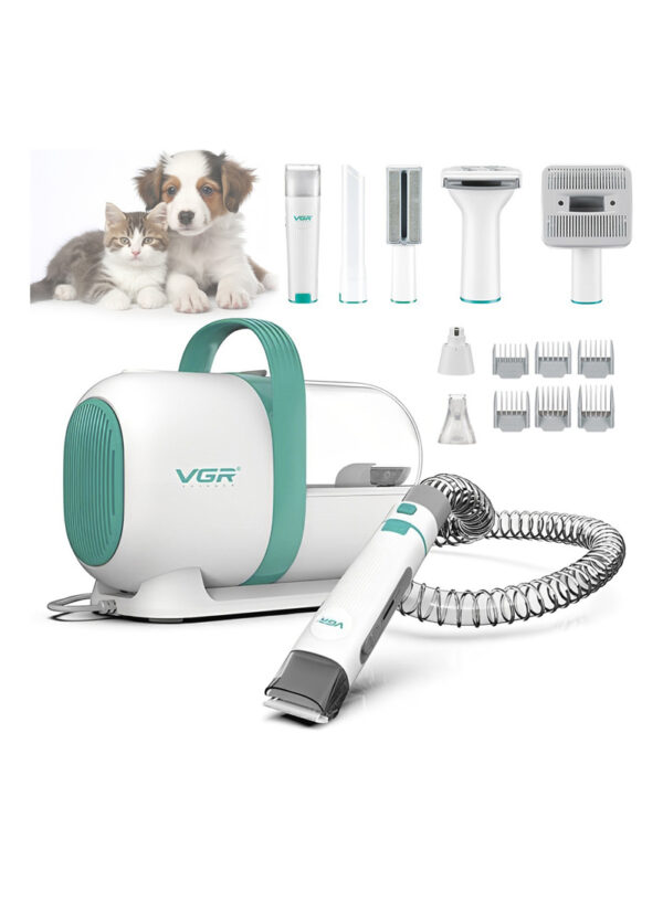 1400mAh 1.5L 7-in-1 Multi-Functional 3 Gears Pet Grooming Set