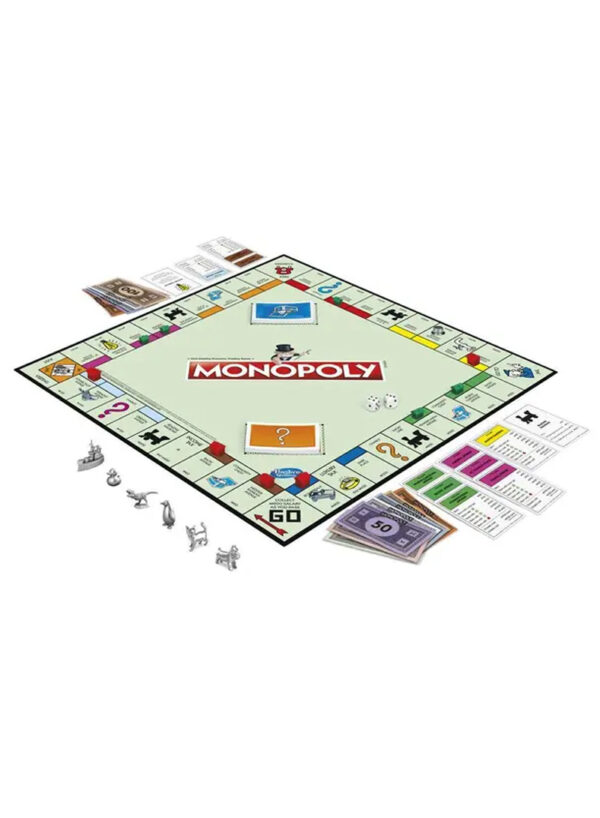 2 to 6 Players 8+ Years Monopoly Board Game