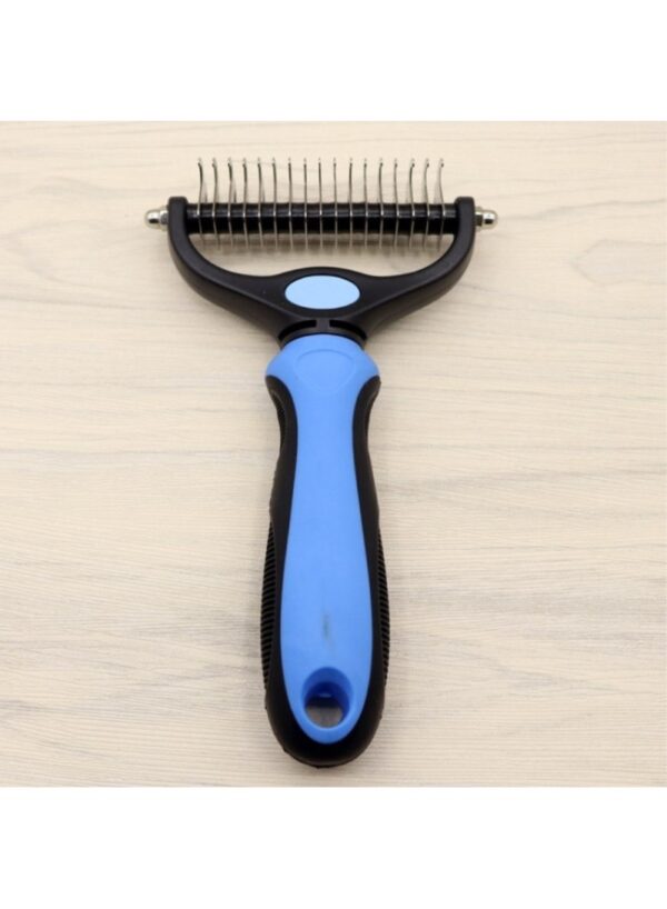 Pet Dematting Comb for Dogs & Cats Detangler Grooming Tool