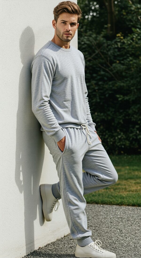 Longsleeve Shirt and Drawstring Waist Pants Set